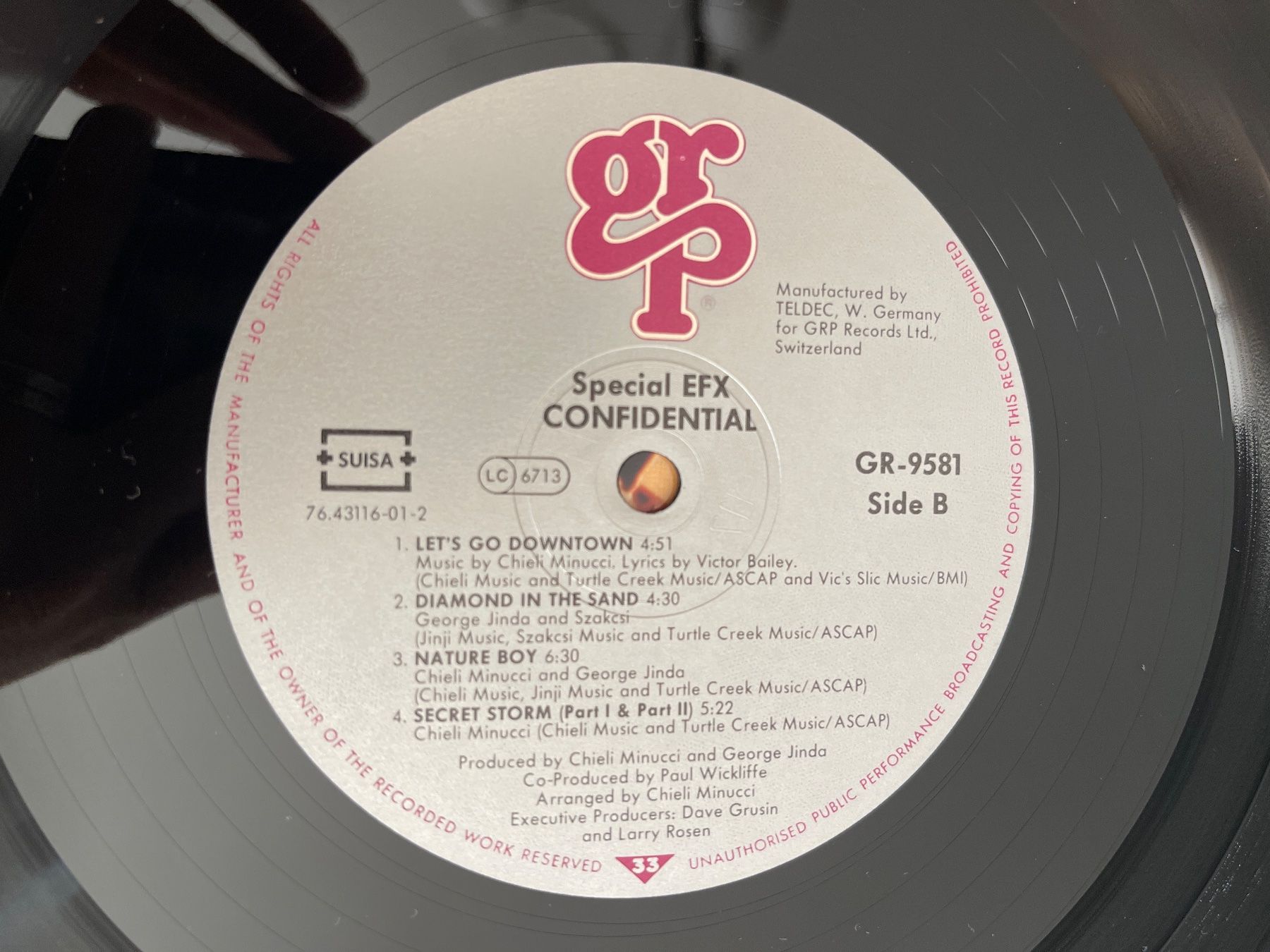 Dischi in vinile: A277/Special EFX - Confidential – Usato da Frutigen venduto da Philippe_jsp 2