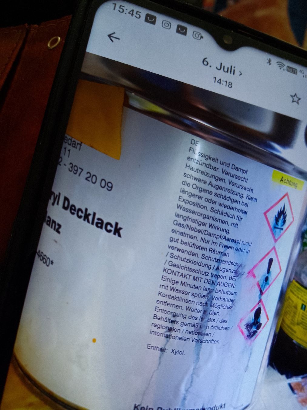 Colori: autolack weiss 4liter Bidon 2k – Nuovo (secondo la descrizione) da Wila venduto da delphi48