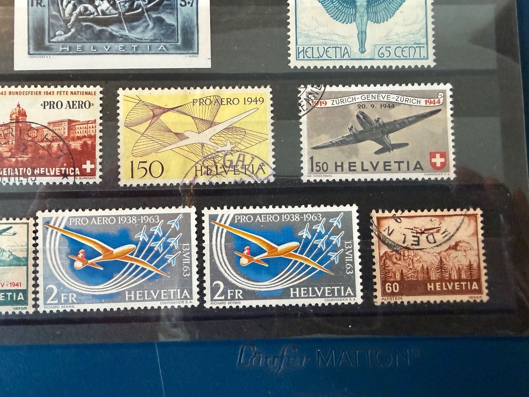 Tutti i francobolli: Pro Aero, div. Marken, gestempelt und postfrisch – Usato da Oberhasli venduto da Sicurezza 3