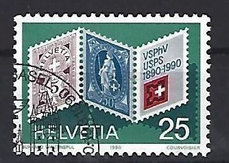 Tutti i francobolli: 1990 - 100 Jahre Verb. Philatelisten – Usato da Schaffhausen venduto da poststamp