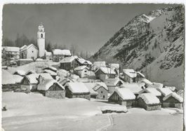 Bosco Gurin innevato 1960