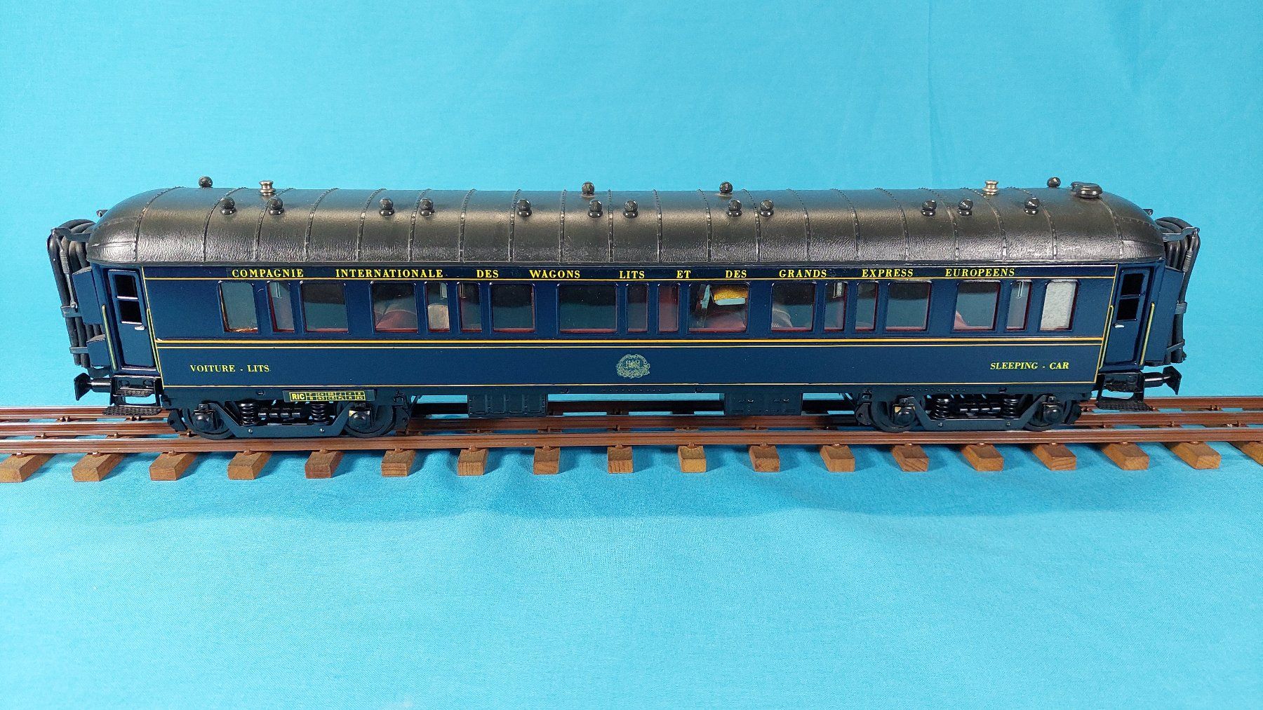 Modelleisenbahnen: Spur 0 Elettren Sleeping-Car / Schlafwagen CIWL blau – Gebraucht aus Horgen von swiss025