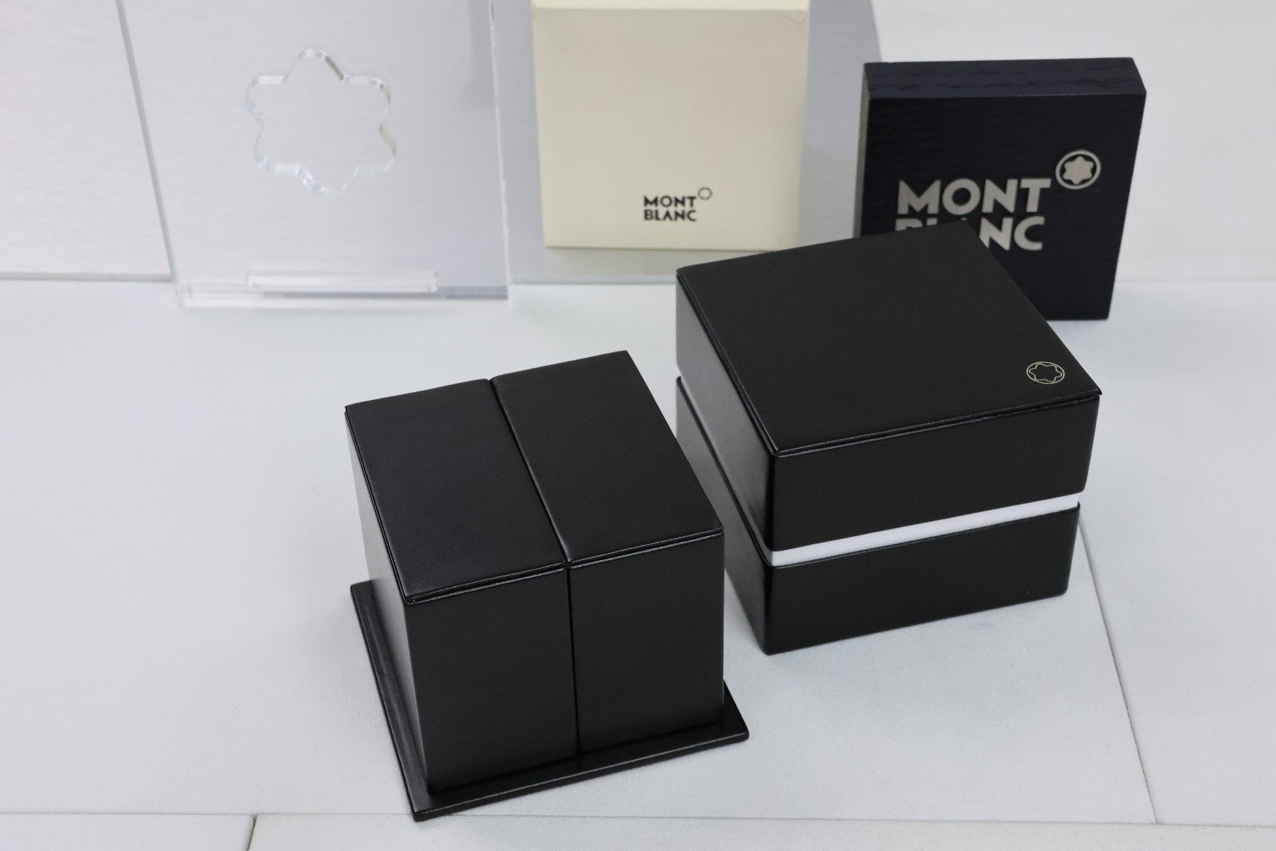 Montblanc Schmuckkästen: NEU - MONTBLANC original komplexes edles Leder-Schmuckbox – Neu und originalverpackt aus Kilchberg ZH von Luxury-Goods-CH 3