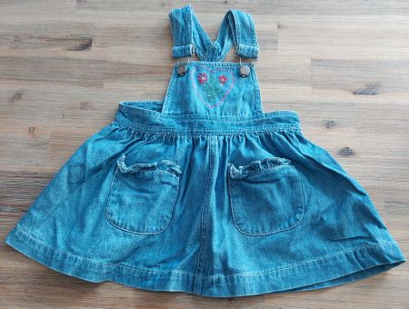 Mädchen Latzkleid Jeans Grösse 92 von H&M