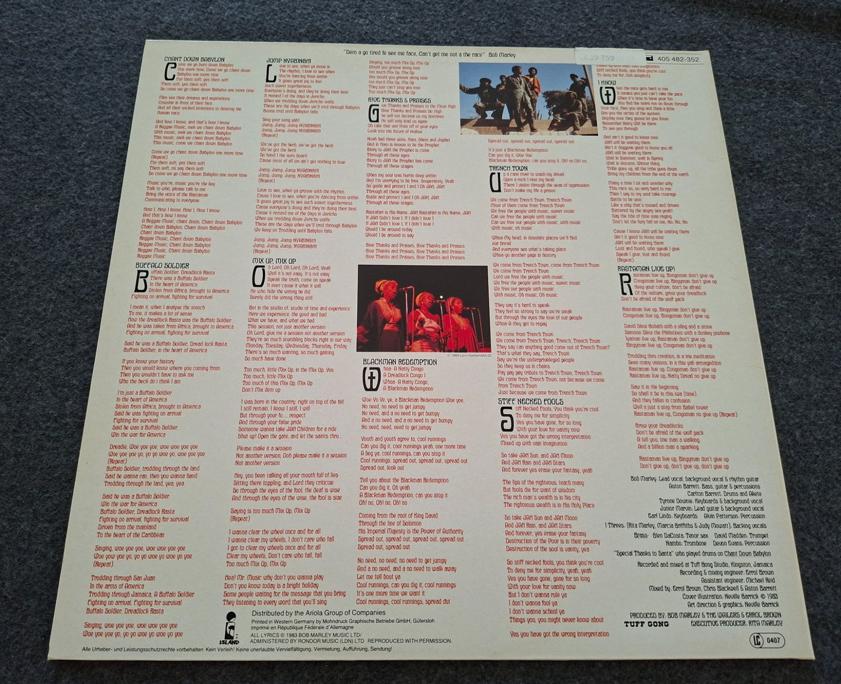 Schallplatten: Bob Marley & the Wailers, Confrontation, LP – Gebraucht aus Merenschwand von lea61 1