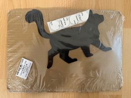 Schwarze Katze Aufkleber Dekoration Neu