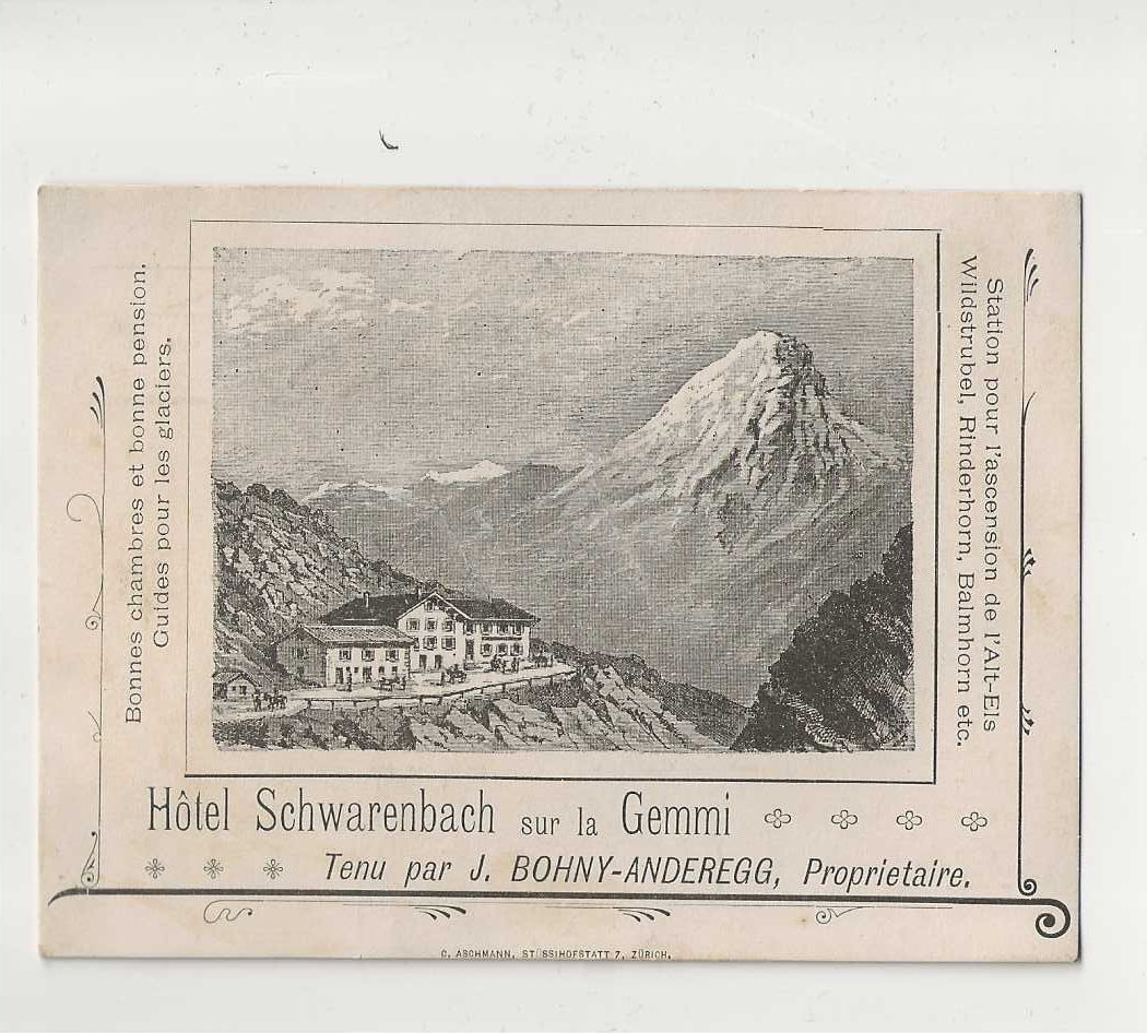 Stiche: Schwarenbach, VS/BE – Gebraucht aus Spiez von Niesen20