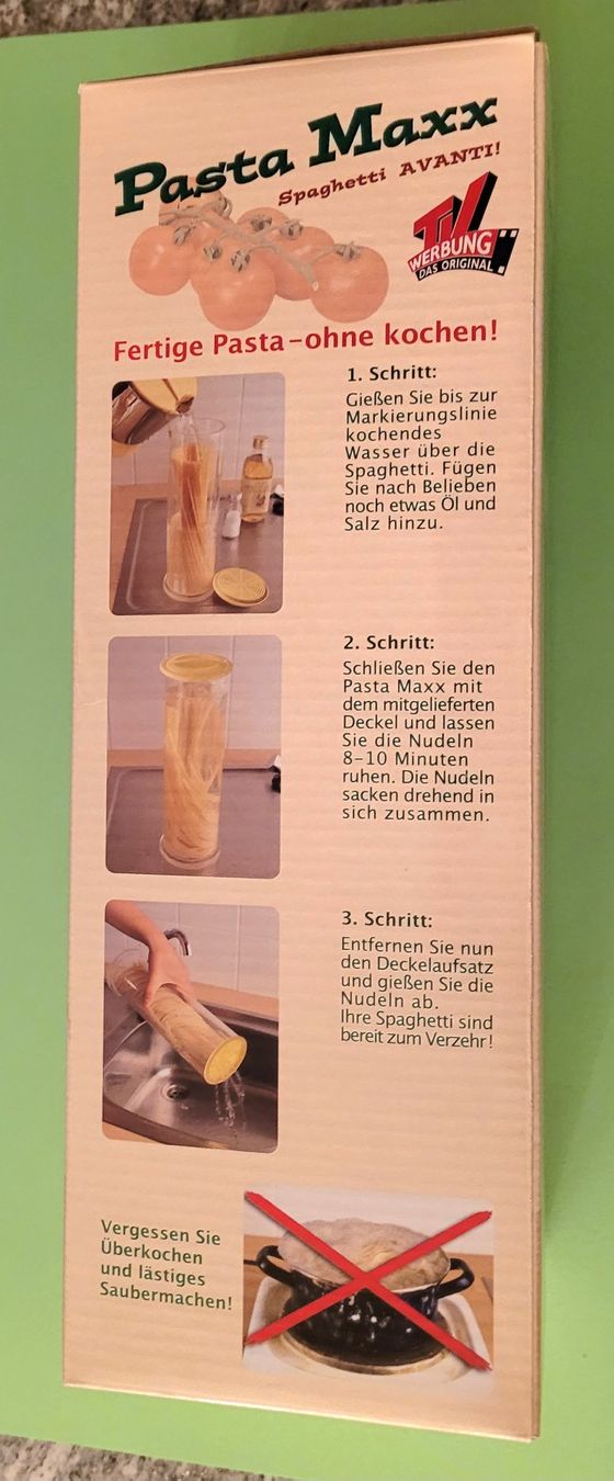 Elettrodomestici da cucina: Pasta Maxx Spaghetti-Zubereiter, Originalverpackt! – Usato da Wohlen AG venduto da 1000-Ideen 4