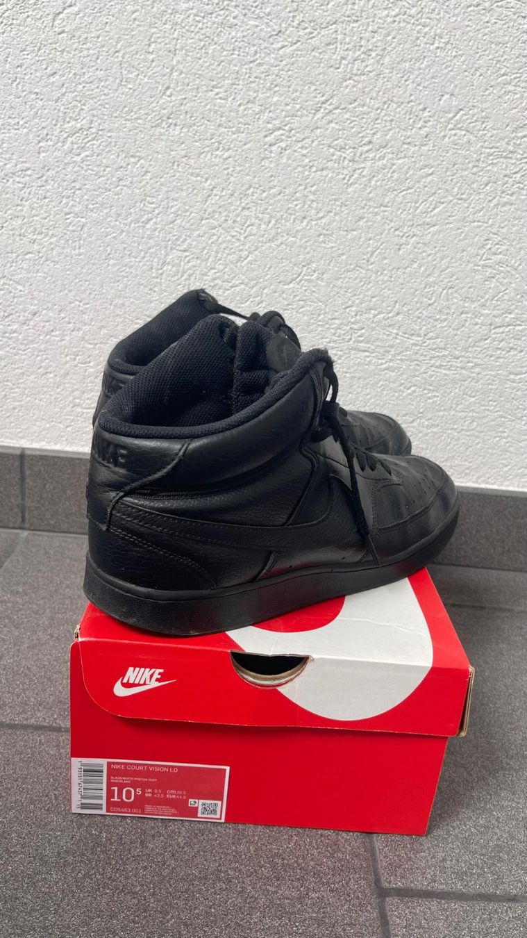 Nike Herrenschuhe: Nike Court Vision Mid Gr. 44.5 Schwarz – Gebraucht aus Neukirch (Egnach) von sil_88cz 1