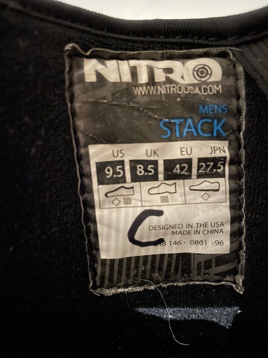 Board: Nitro Stack Snowboard-Boots schwarz Grösse 42 – Usato da Amriswil venduto da mar_2lqg 1