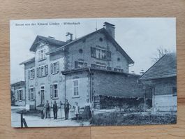 AK Wittenbach Käserei Linden mit Käser-Familie