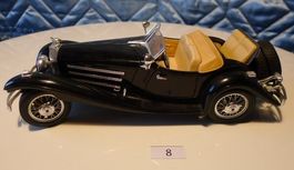 Modellauto schwarz Cabrio guten Zustand Mercedes-Benz 500 K