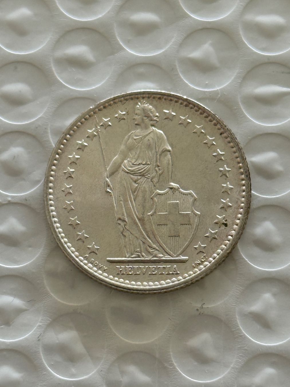 Tutti le monete: 2 Franken 1965  Unz / Stgl – Nuovo (secondo la descrizione) da Wallisellen venduto da SWISS_SILVER1