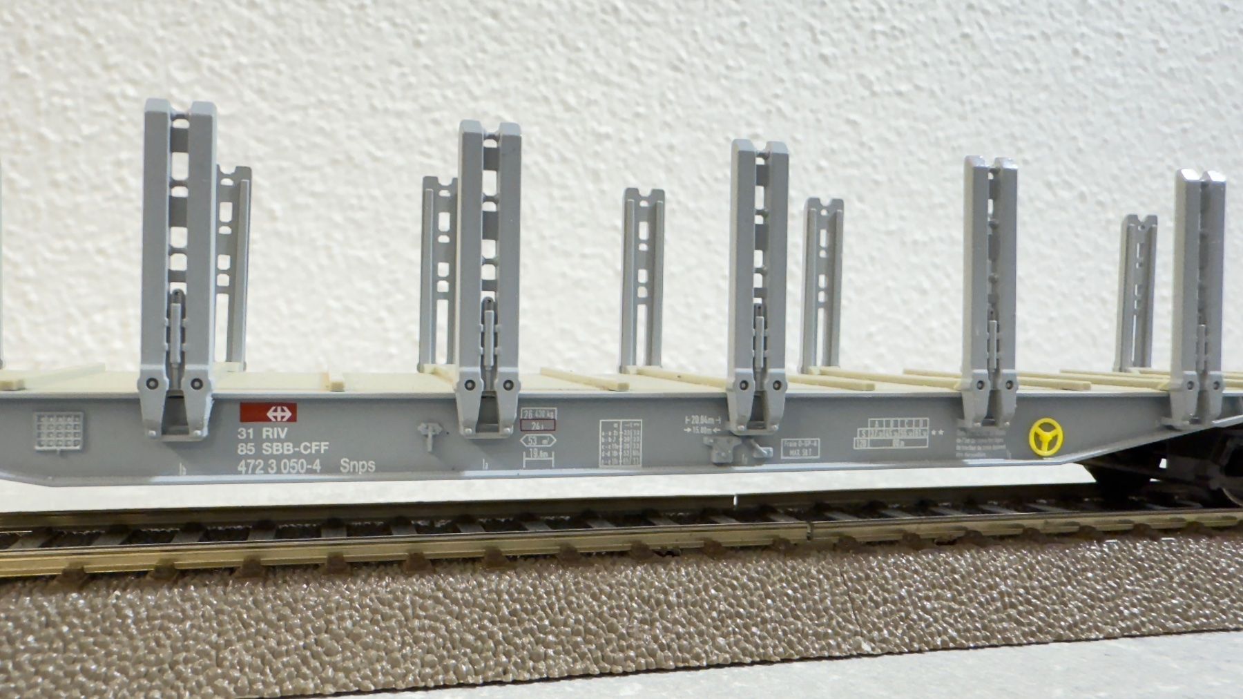 Märklin Modelleisenbahnen: Märklin Rugenwagen H0 / AC – Gebraucht aus Schlieren von rat_lq6b 2