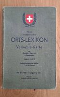 Orts-Lexikon mit Verkehrtskarte "Ausgabe 1940"