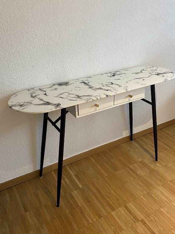 Tavoli da trucco: Konsole mit Marmoroptik & 2 Schubladen  ca. 134 cm – Nuovo (secondo la descrizione) da Schlieren venduto da gschnelli 1