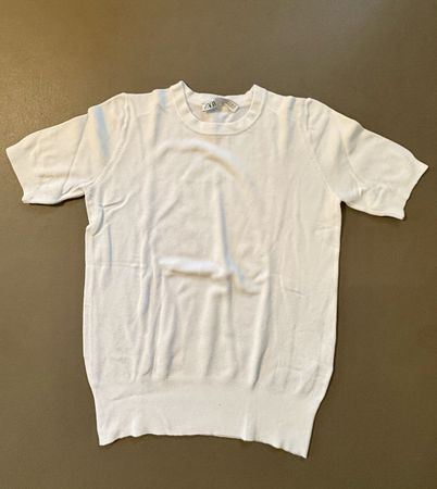 Zara Top weiss Gr. S