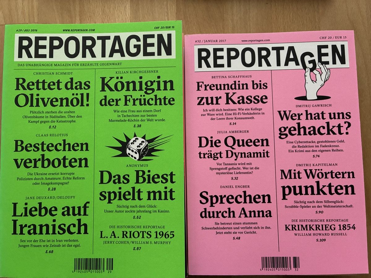 Zeitschriften & Magazine: REPORTAGEN 12 Hefte NEU – Neu und originalverpackt aus Bern von robin1971 4