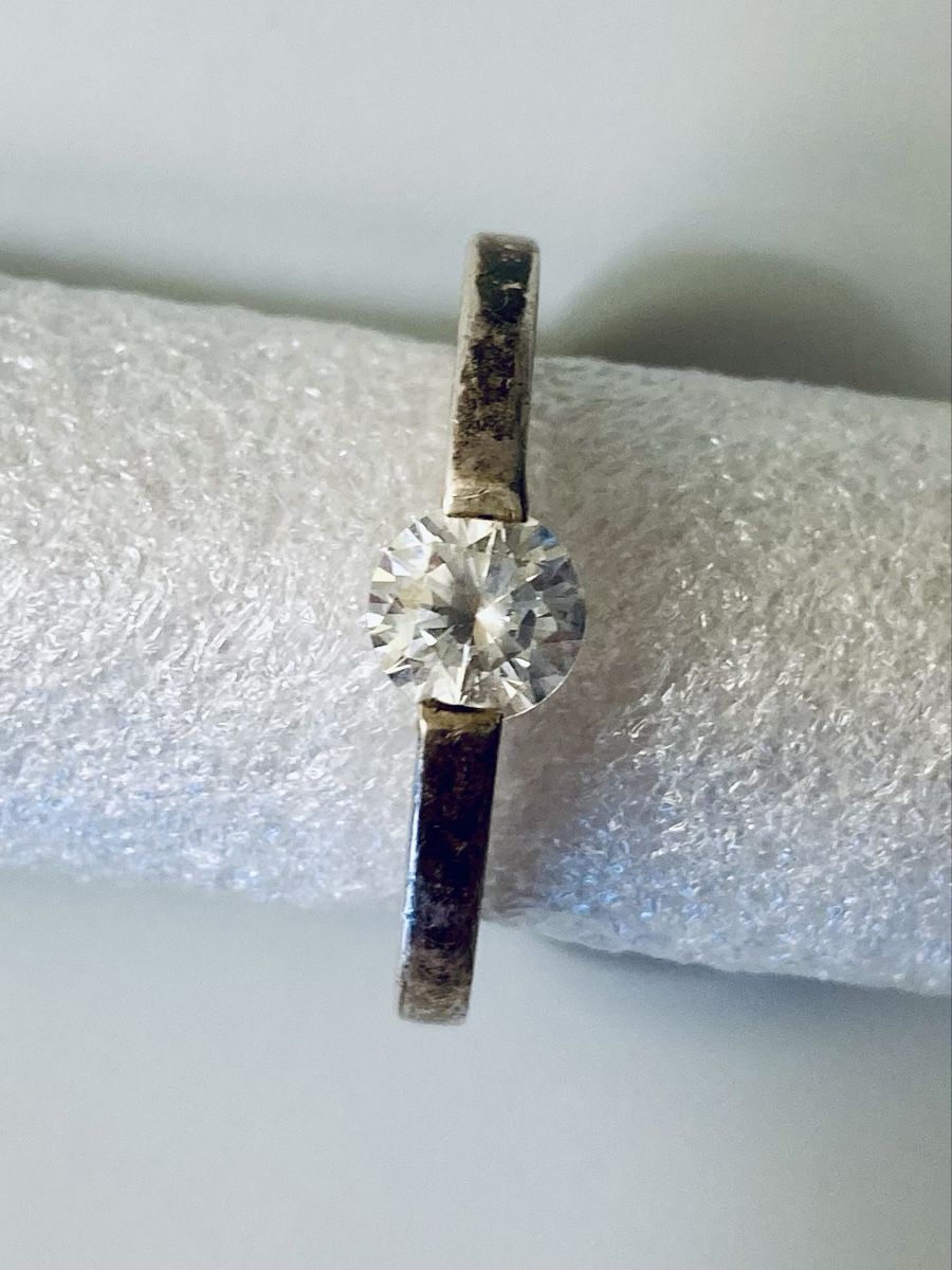 Anelli: Silberring 925 mit Zirkonia Grösse 54 – Usato da Basel venduto da elocin4791