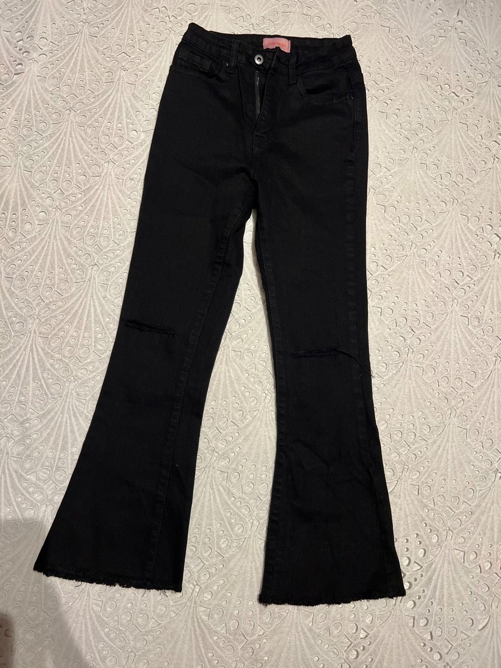 Hosen: Mädchen Jean Hose Schlaghose Schwarz Gr 152 – Gebraucht aus Frenkendorf von Style365 4
