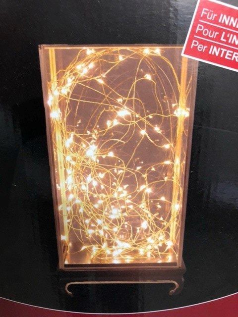 Ghirlande e barre luminose: LED DEKOGLAS MIT LICHTERKETTE  100 DIODEN – Nuovo e nell'imballaggio originale da Ostermundigen venduto da wini63 2