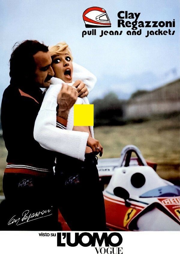 Poster & Bilder: Foto Flyer Clay Regazzoni 1976 – Gebraucht aus Solothurn von F1shop1