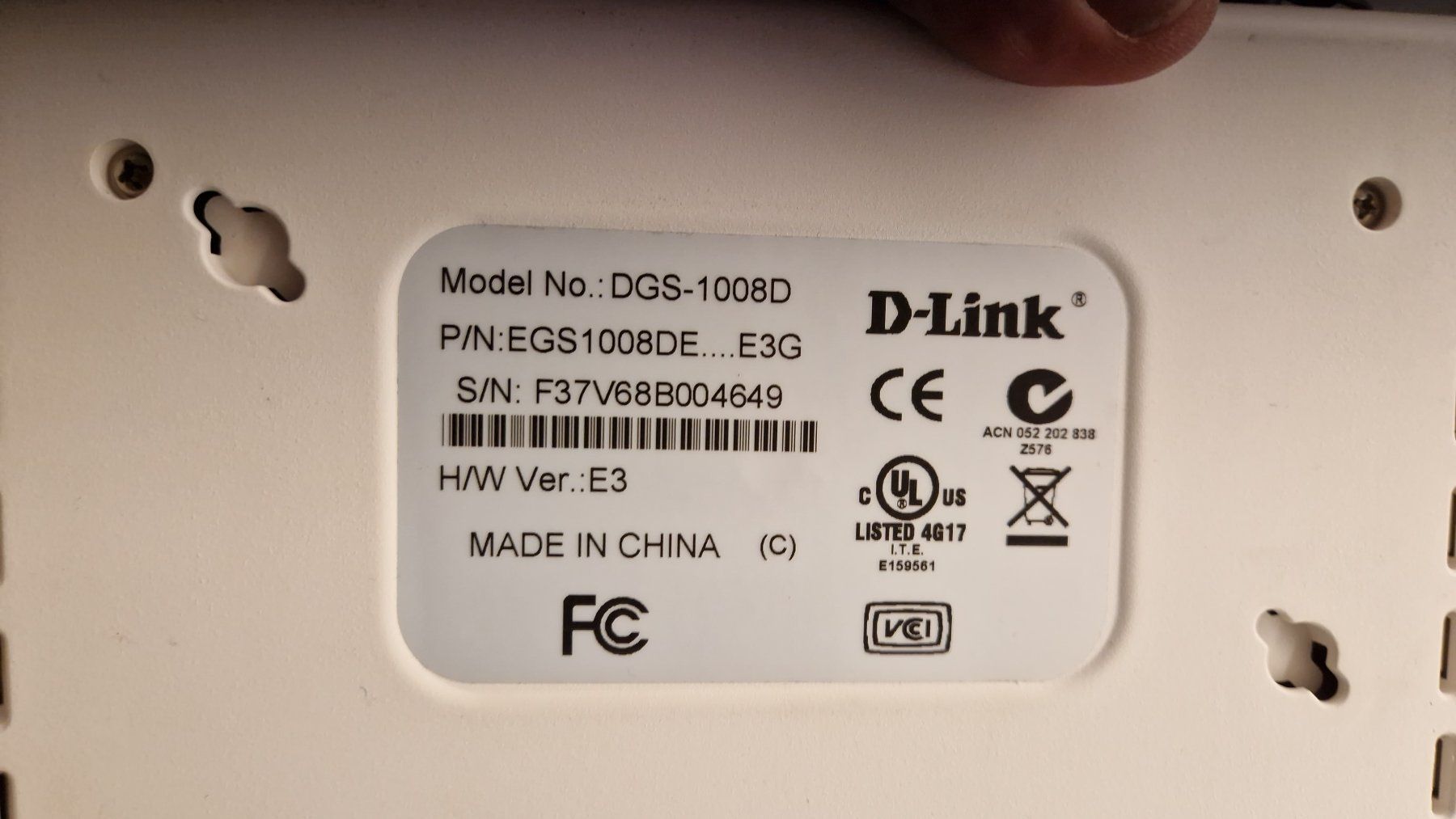 Dlink Modem & Router: D-Link 1 Gigabit Switch mit 8 Ports – Usato da Seewen SZ venduto da Rahmspinat 2