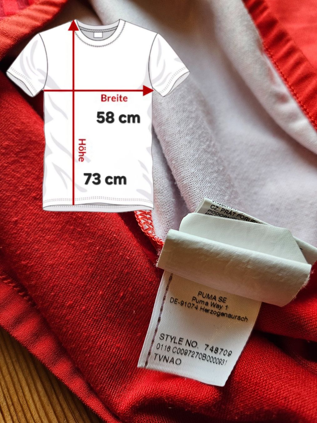 Puma Canottiere & Pantaloni: Trainingsoberteil Schweiz Puma Gr. L Fussball Pullover – Usato da Hägglingen venduto da United-Village-Trade 4