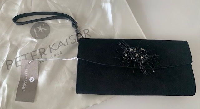 Kaiser Borse da donna: Clutch& Umhängetasche Peter Kaiser, schwarz, neu – Nuovo e nell'imballaggio originale da Otelfingen venduto da Sales012 2