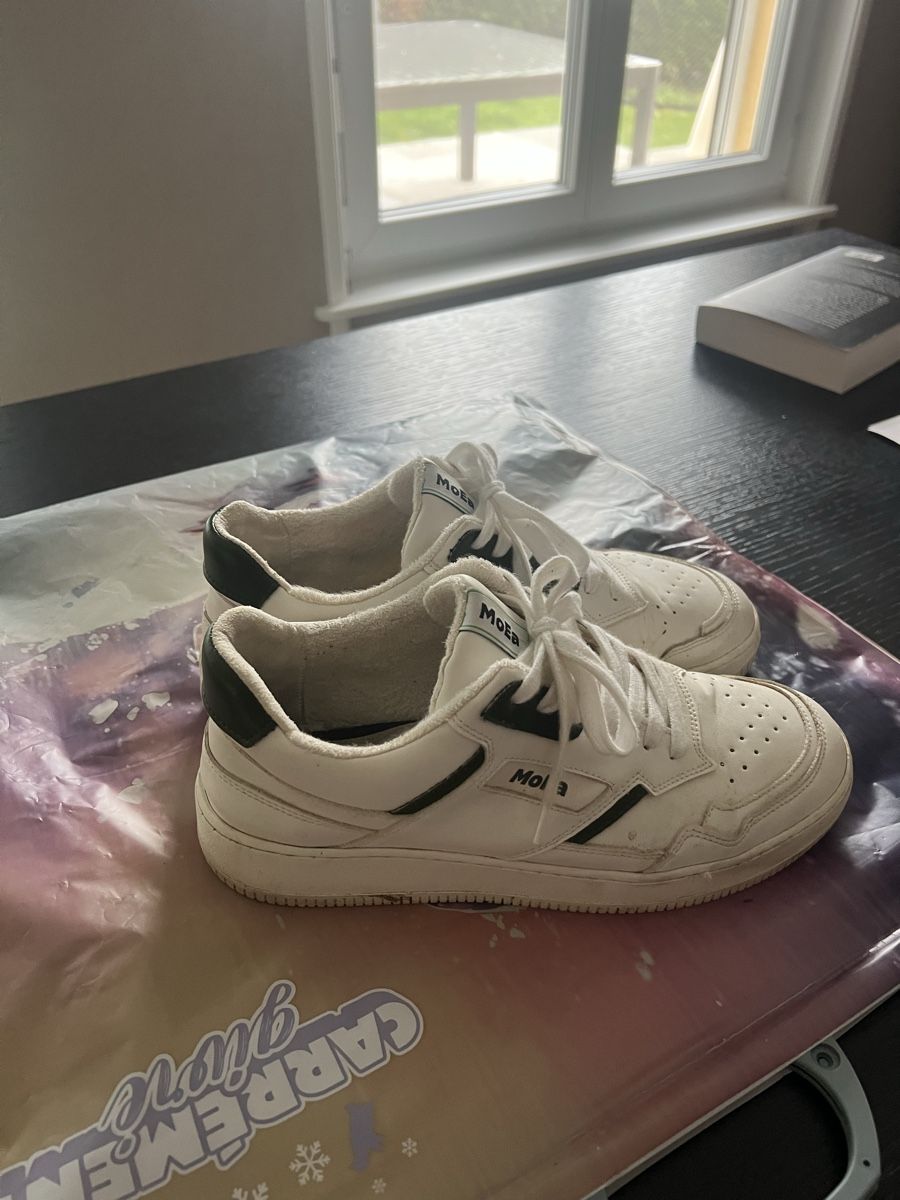 Moea Herrenschuhe: MoEa vegan sneakers white/green – Gebraucht aus Villars-Ste-Croix von Maaaat 3