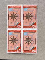 318, Viererblock, postfrisch, Druckverschiebung