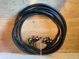 Multicore-Kabel Cinch