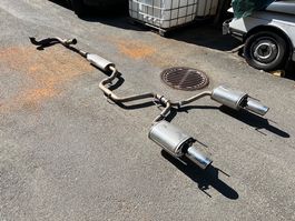 Complete Exhaust Saab 9-3 II 61L tank Twinpipe Maptun