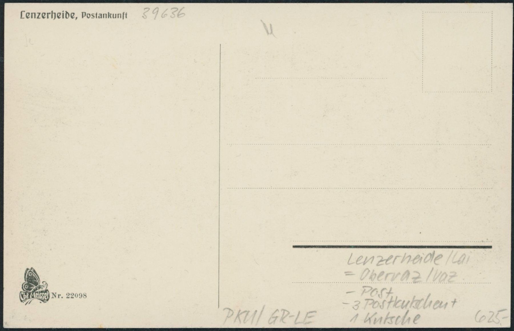 Cartoline postali: GR Lenzerheide Lai - Obervaz - Post - Postkutsche - Kutsche – Nuovo (secondo la descrizione) da Schindellegi venduto da leecollect 1