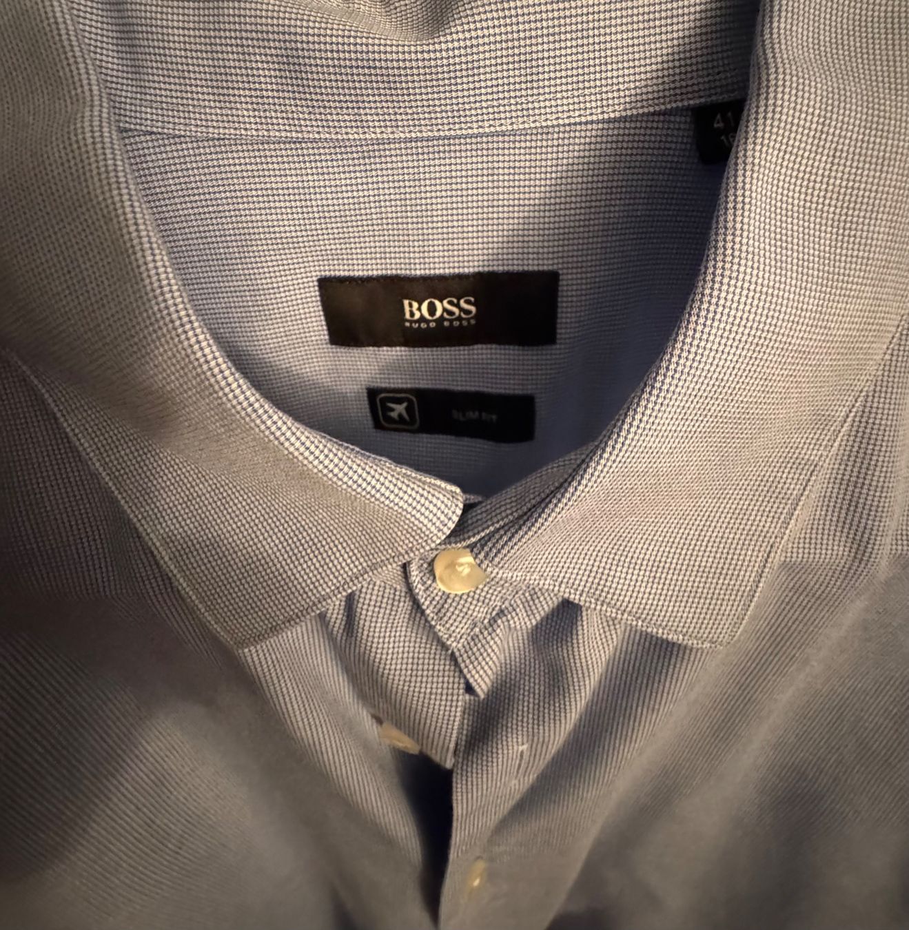 Hugo Boss Chemises: Herren Hemd BOSS Slim Fit Grösse 41 Hellblau – Neuf (Voir description) à Chur par tan_qx6b 1