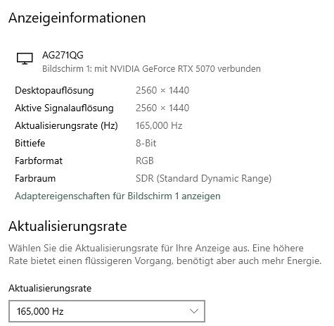 AOC Monitor: MONITOR AOC AGON 1440p 165Hz – Usato da Luzern venduto da Alles15stutz 5