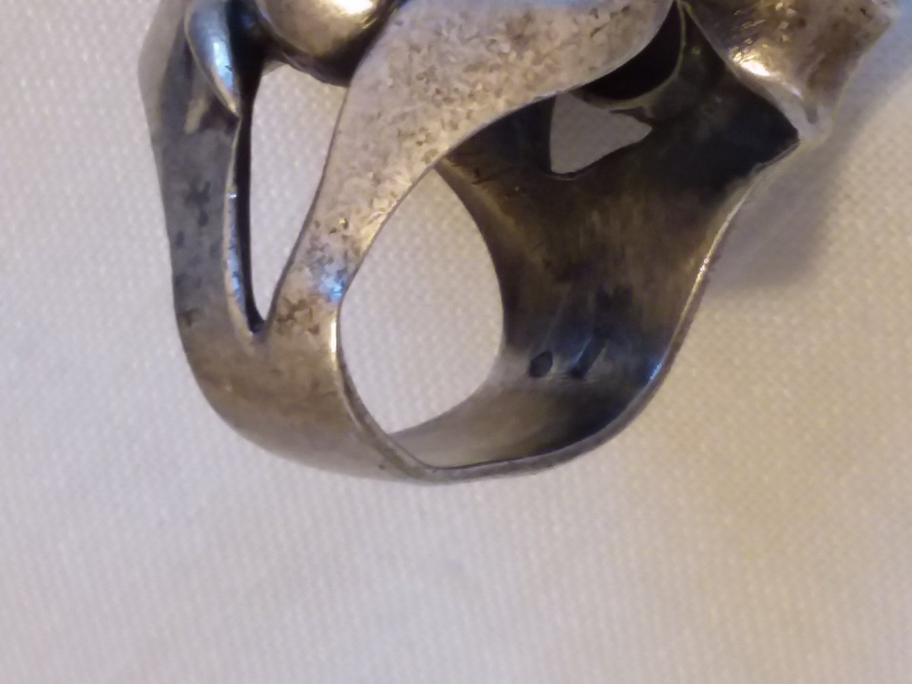 Ringe: Vintage 70er Modernist Handmade Silber Ring, 54 – Gebraucht aus Zürich von sanwit 8