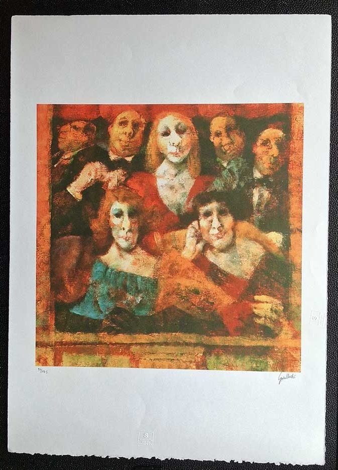 Grafica & Litografie: Remo Squillantini - Al bar - 50x70 – Nuovo (secondo la descrizione) da Thun venduto da abratrix