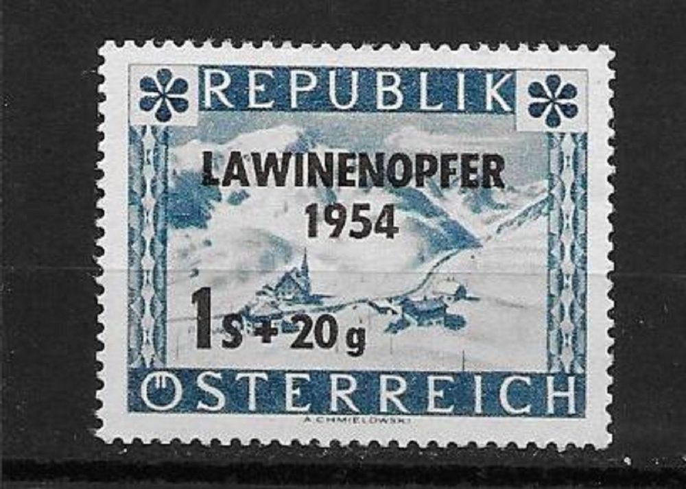 Österreich 1954 Lawinenopfer Kaufen auf Ricardo