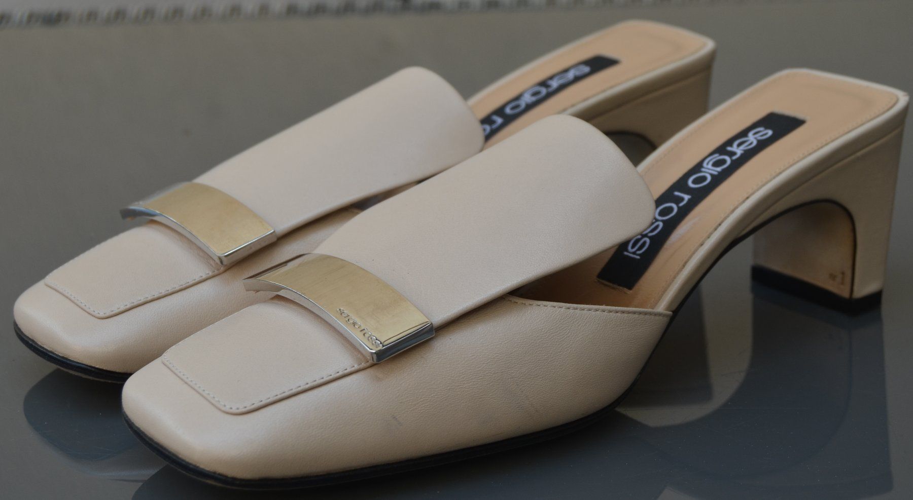 Sergio Rossi Scarpe da donna: Sergio Rossi Mule Sandalen / sandales .39 – Usato da Collonges venduto da arashee 3