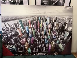 Leinwandbild Skyline New York 100x140 cm guter Zustand