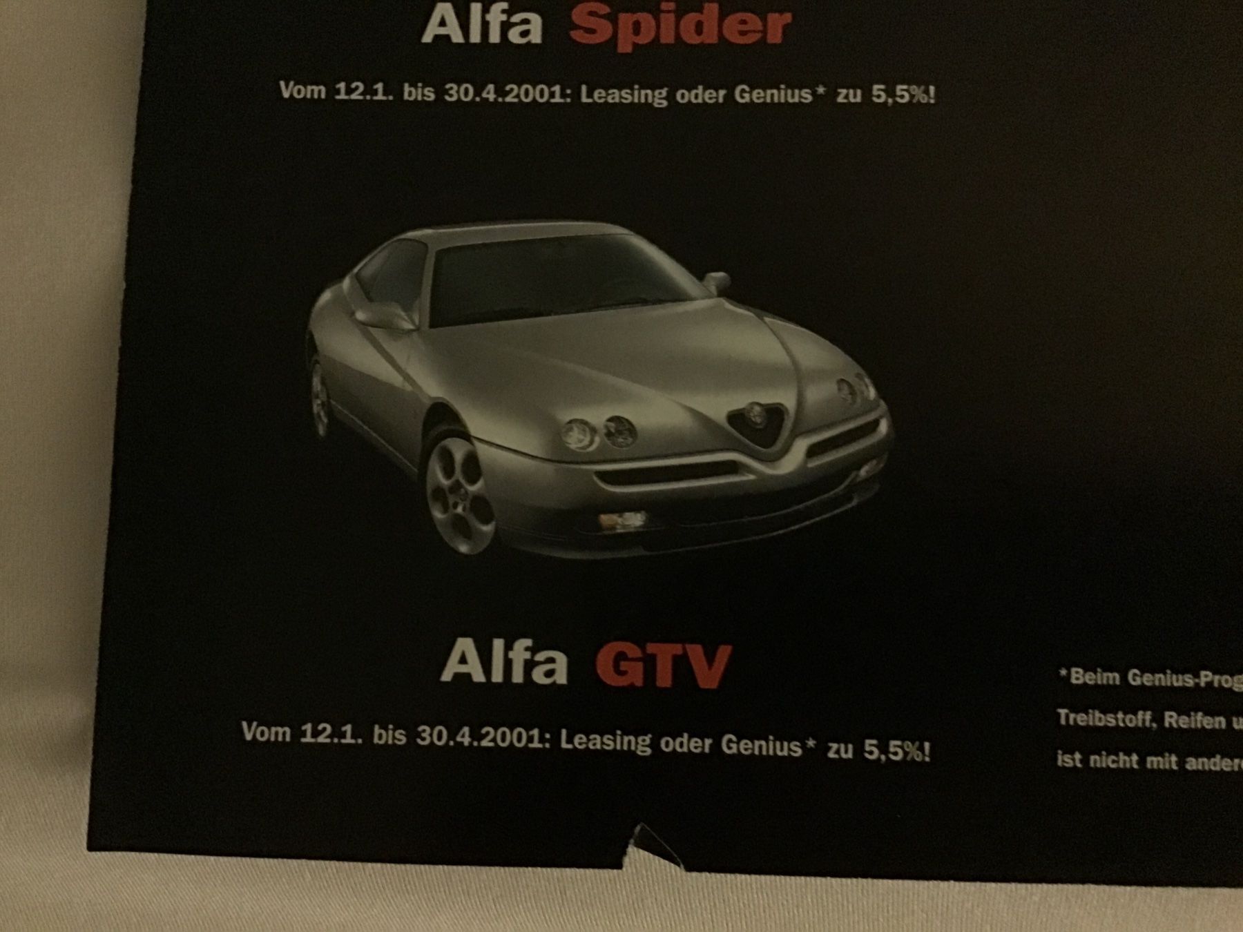 Alfa Romeo Documenti: Alfa Modellreihe 2001 Programm Verkaufsprospekt – Usato da Scherzingen venduto da Starseller62 4