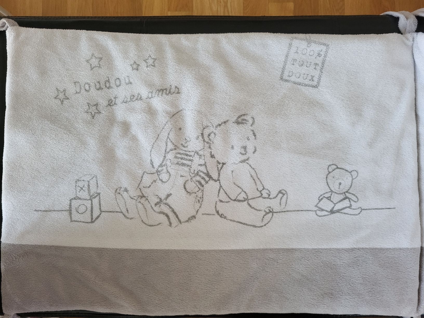 Cuscini: grand tour de lit "Mon doudou et ses amis" – Usato da Ursy venduto da Tchoupitchou 1
