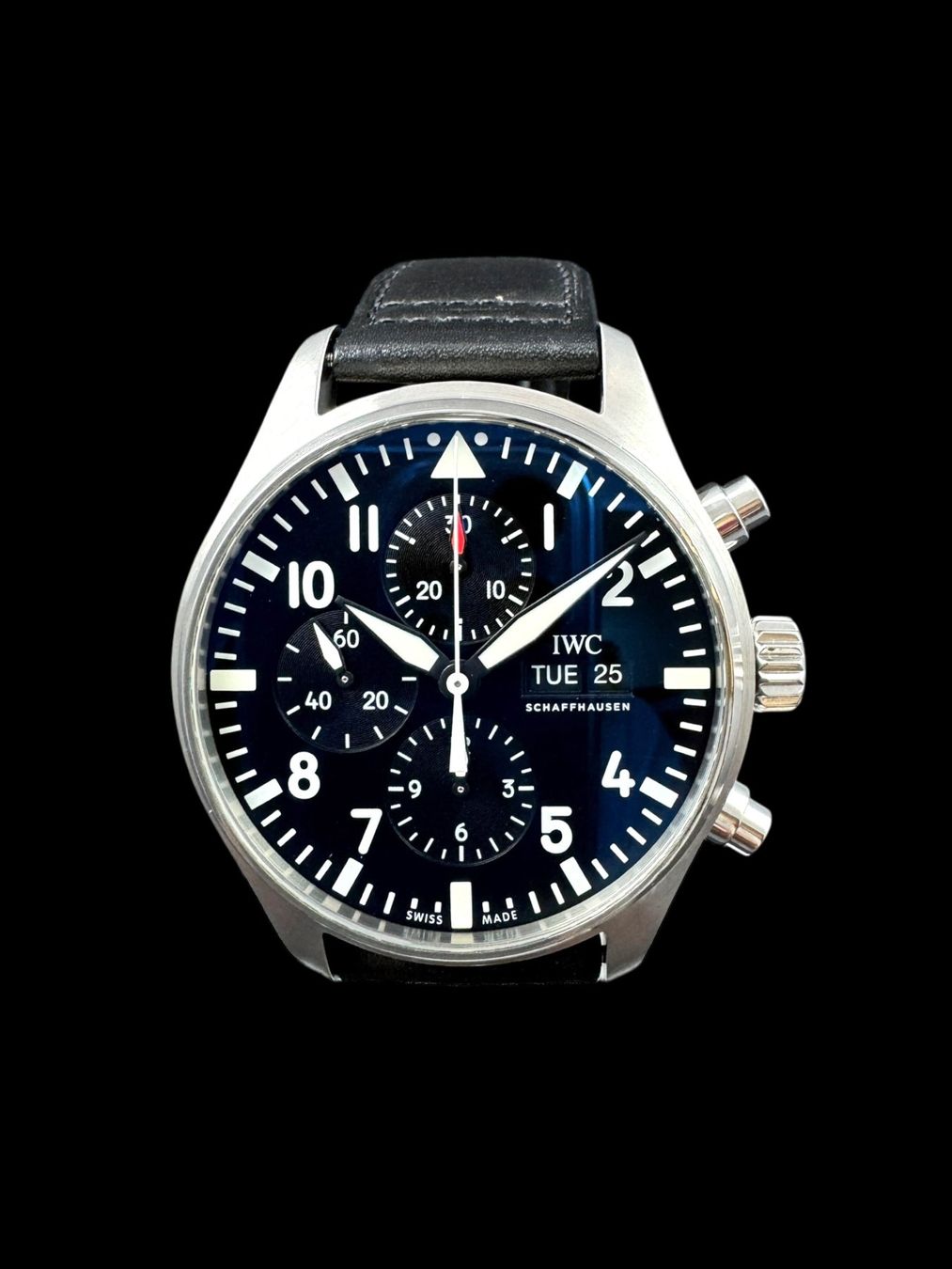 IWC Orologi: IWC Fliegerchronograph Day-Date Automatic 43mm Fullset*U1364 – Usato da Zürich venduto da GalerieInauen 4