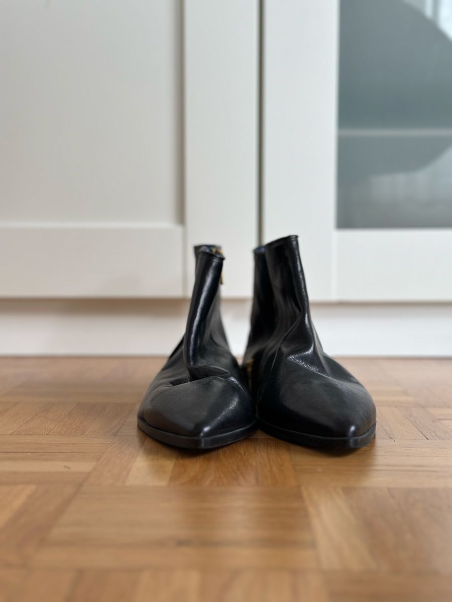 Scarpe da donna: Leder Stiefeletten, Schwarz, Grösse 40, NEU – Nuovo (secondo la descrizione) da Basel venduto da FatmaCan52 1