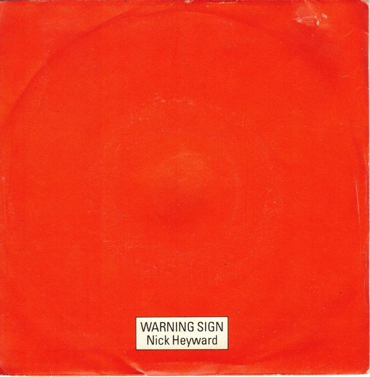 Schallplatten: Nick Heyward  --  Warning sign  Single7 – Gebraucht aus Rheinau von thealbum