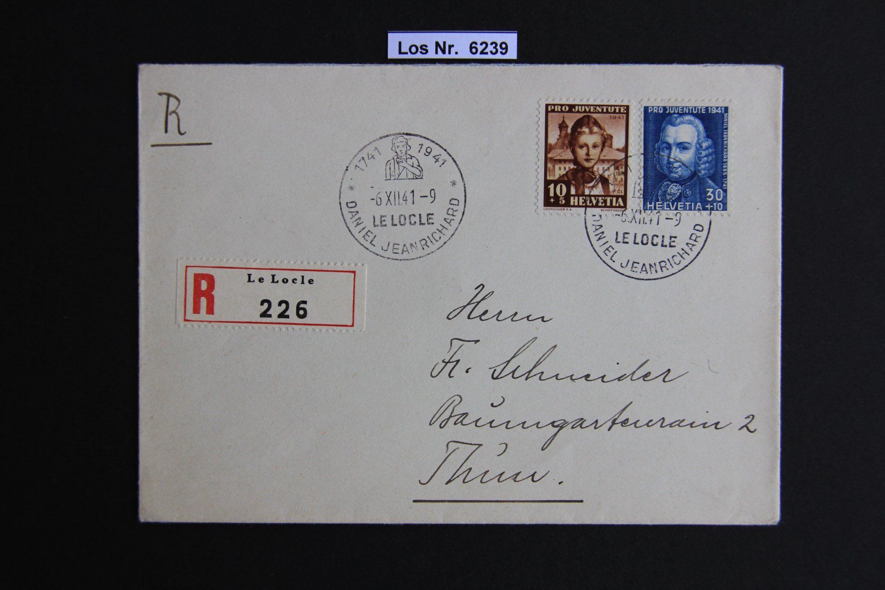 Alle Briefmarken: PJ Brief mit Sonderstempel 1941                     Los 6239 – Gebraucht aus Volken von jukon65