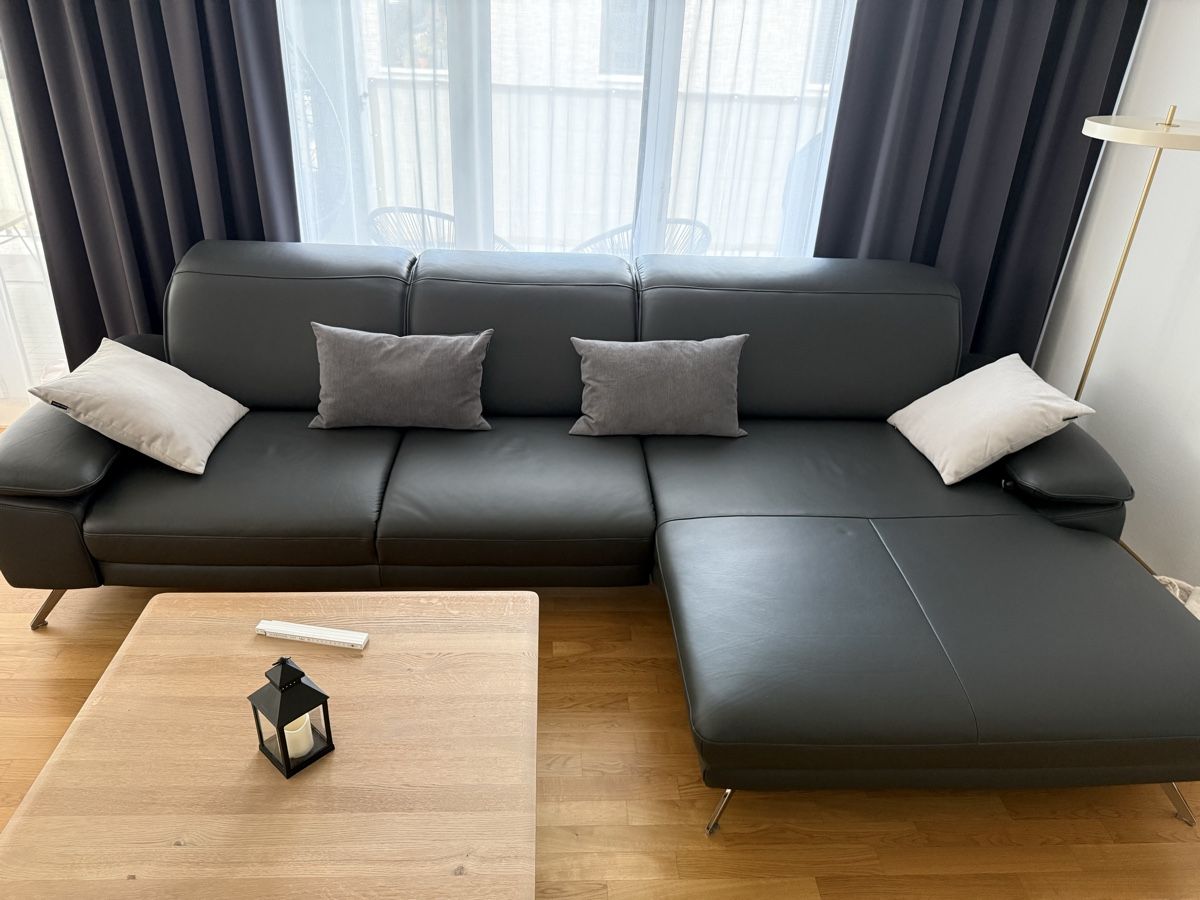 Divani: Dieter Knoll Ecksofa, Echtleder (Rivello) – Usato da Bülach venduto da Second-Chance 6