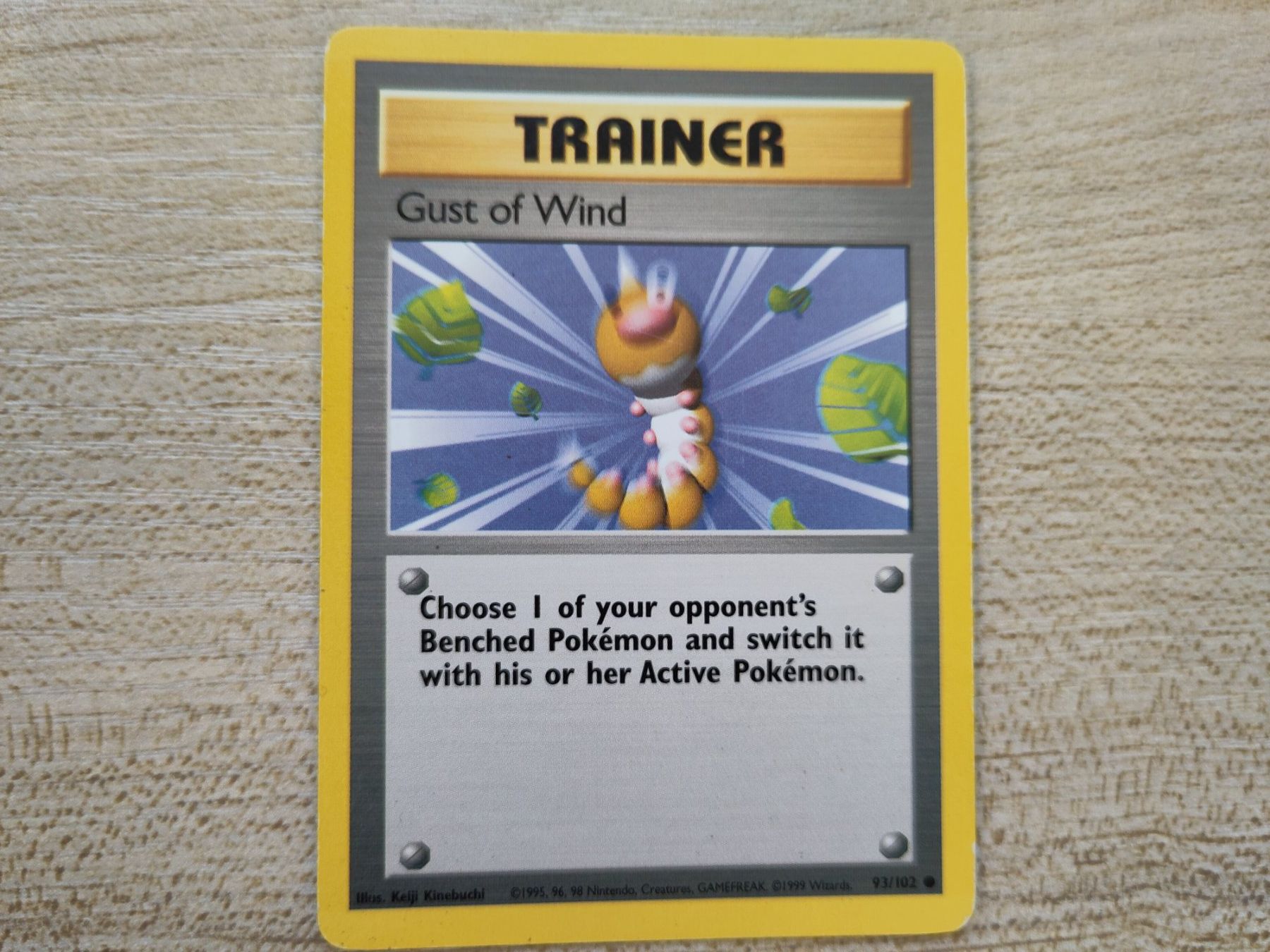 Pokémon Carte collezionabili: Base set Gust of Wind 93/102 - EN – Usato da Bern venduto da gil_rkx8