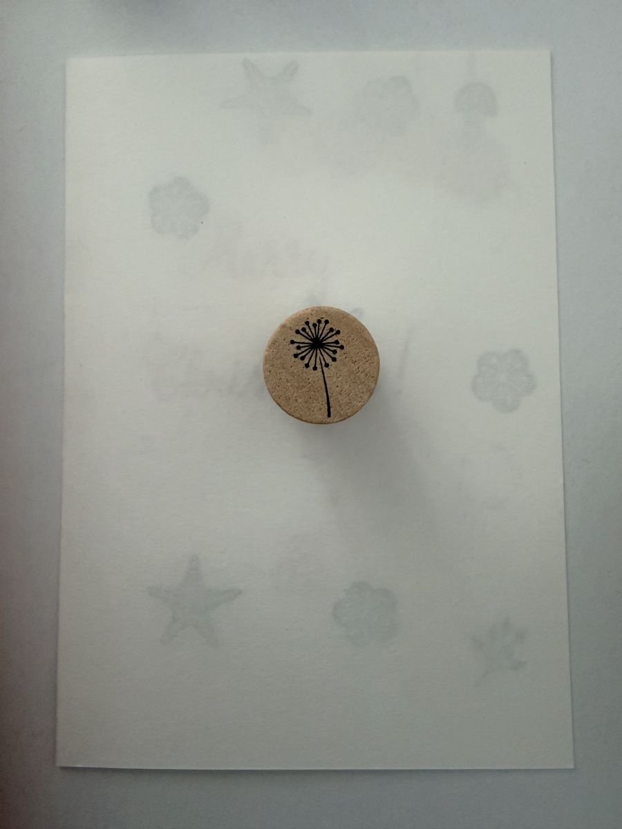 Tampons: Rubber stamp: dandelion flower  – Neuf (Voir description) à Thun par dar_fz6y